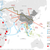 Carte du monde : les Nouvelles Routes de la Soie, South China Morning Post 