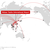 Carte du monde : aéroport desservi depuis Wuhan, CNN 
